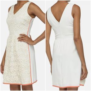 NWT Wilster Sleeveless Floral Lace Crepe Dress Size S